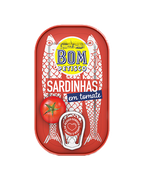 Bom Petisco Sardines in Tomato Sauce 120g – Portuguese Canned Sardines